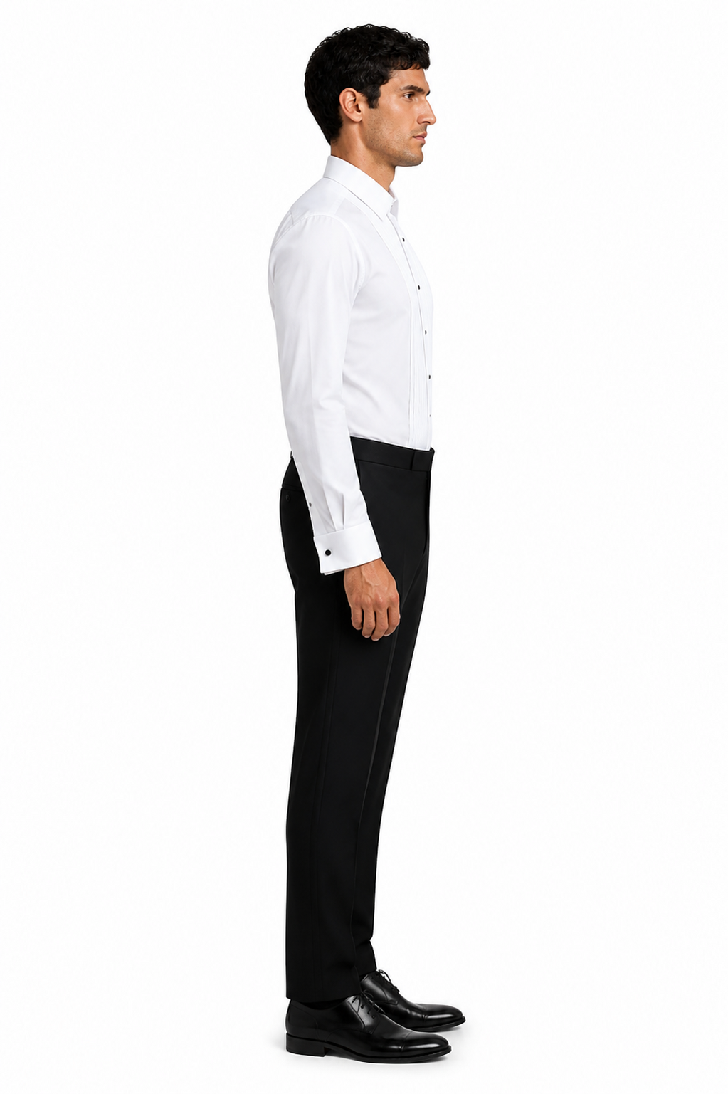 Camicia Plissé da Smoking MIDA-WH — PRE-ORDER — PZ080 MIDA