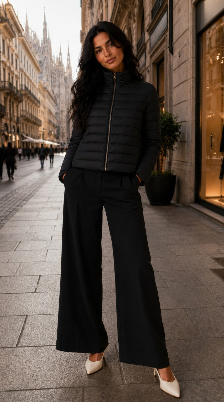 Piumino Corto EURIDICE-BK — PRE-ORDER — PZ102 EURIDICE