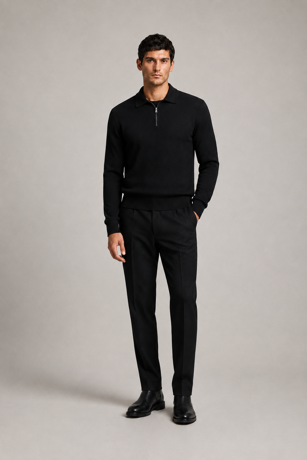 ULISSE-BK Zip Polo — PRE-ORDER — PZ069 ULISSE