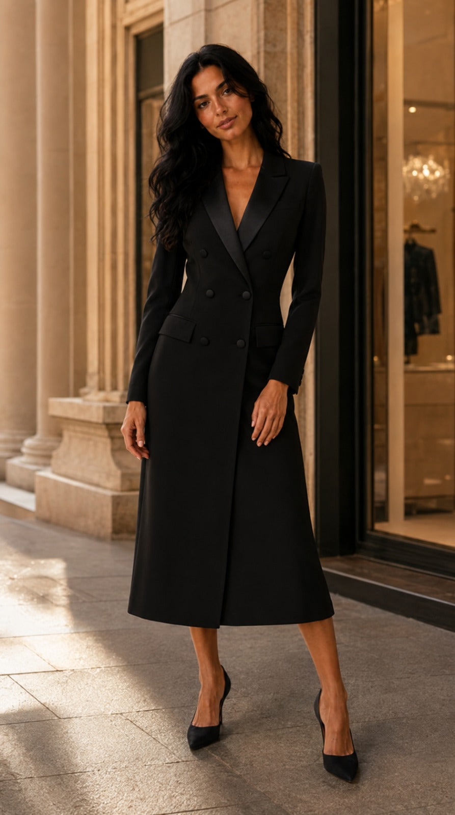 AFRODITE Knee-Length Blazer Dress - PRE-ORDER - PZ094 AFRODITE