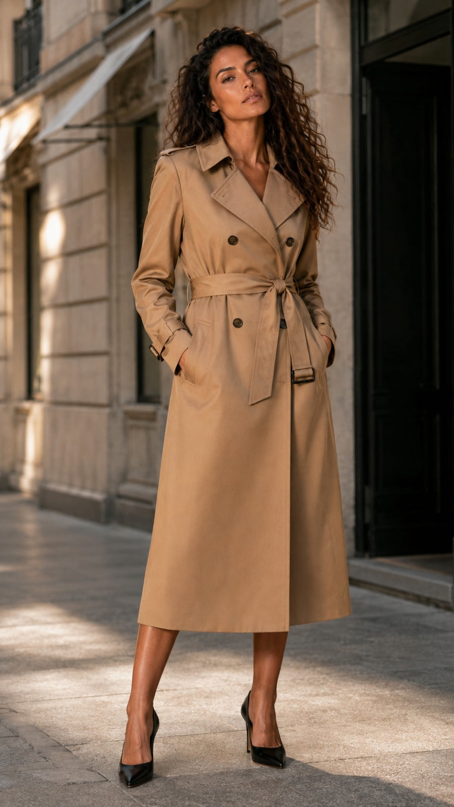 Classic Trench Coat ELETTRA-CM — PRE-ORDER — PZ101 ELETTRA