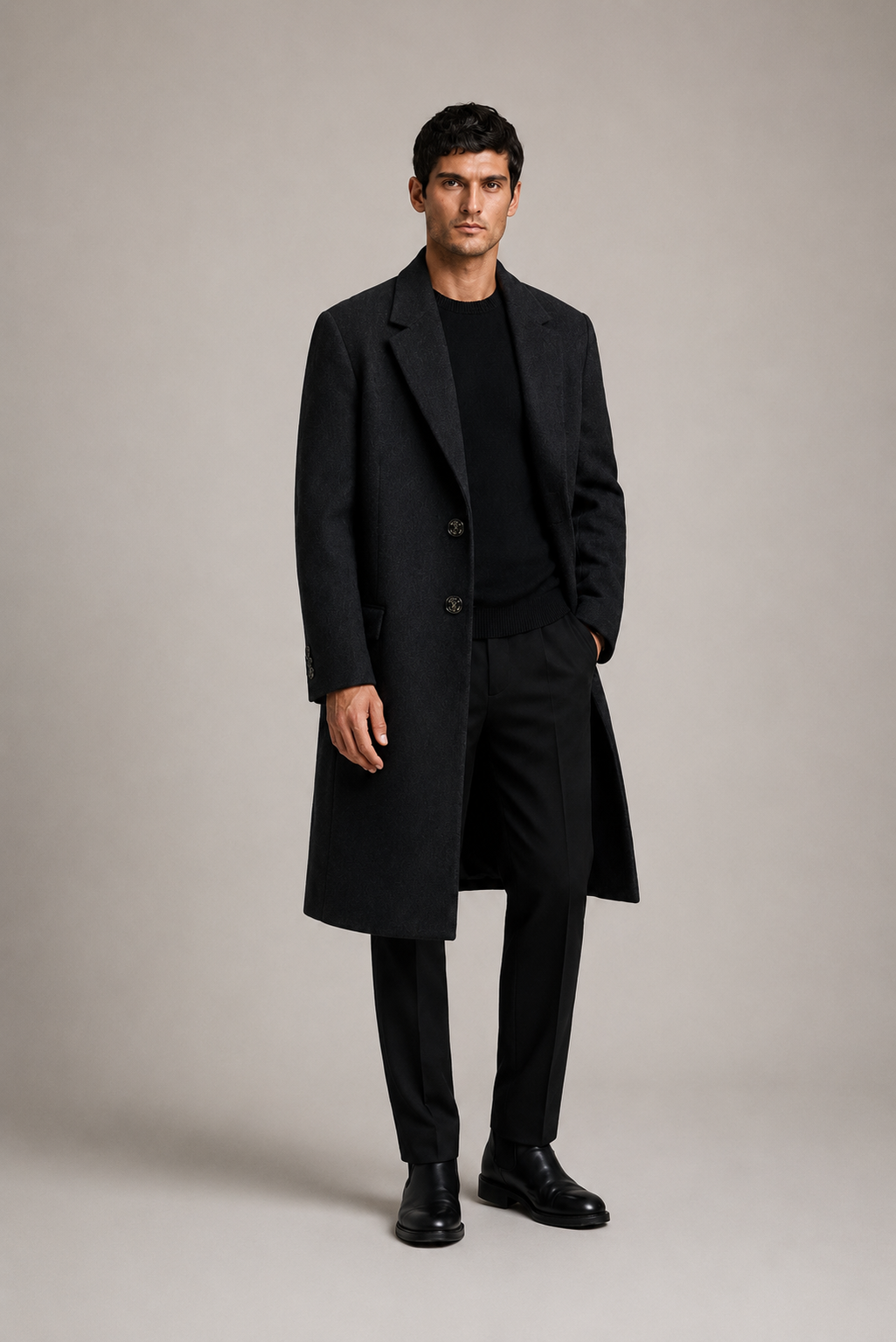 Cappotto in Lana CRONOS-GY — PRE-ORDER — PZ063 CRONOS