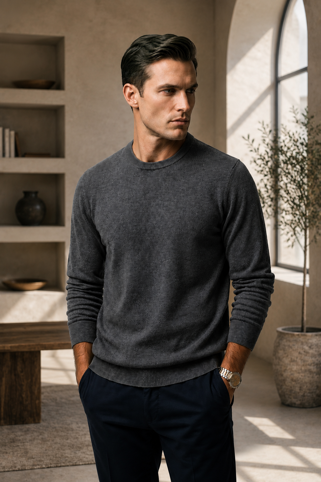 Girocollo in Lana e Cashmere ERACLE — PRE-ORDER — PZ021 ERACLE