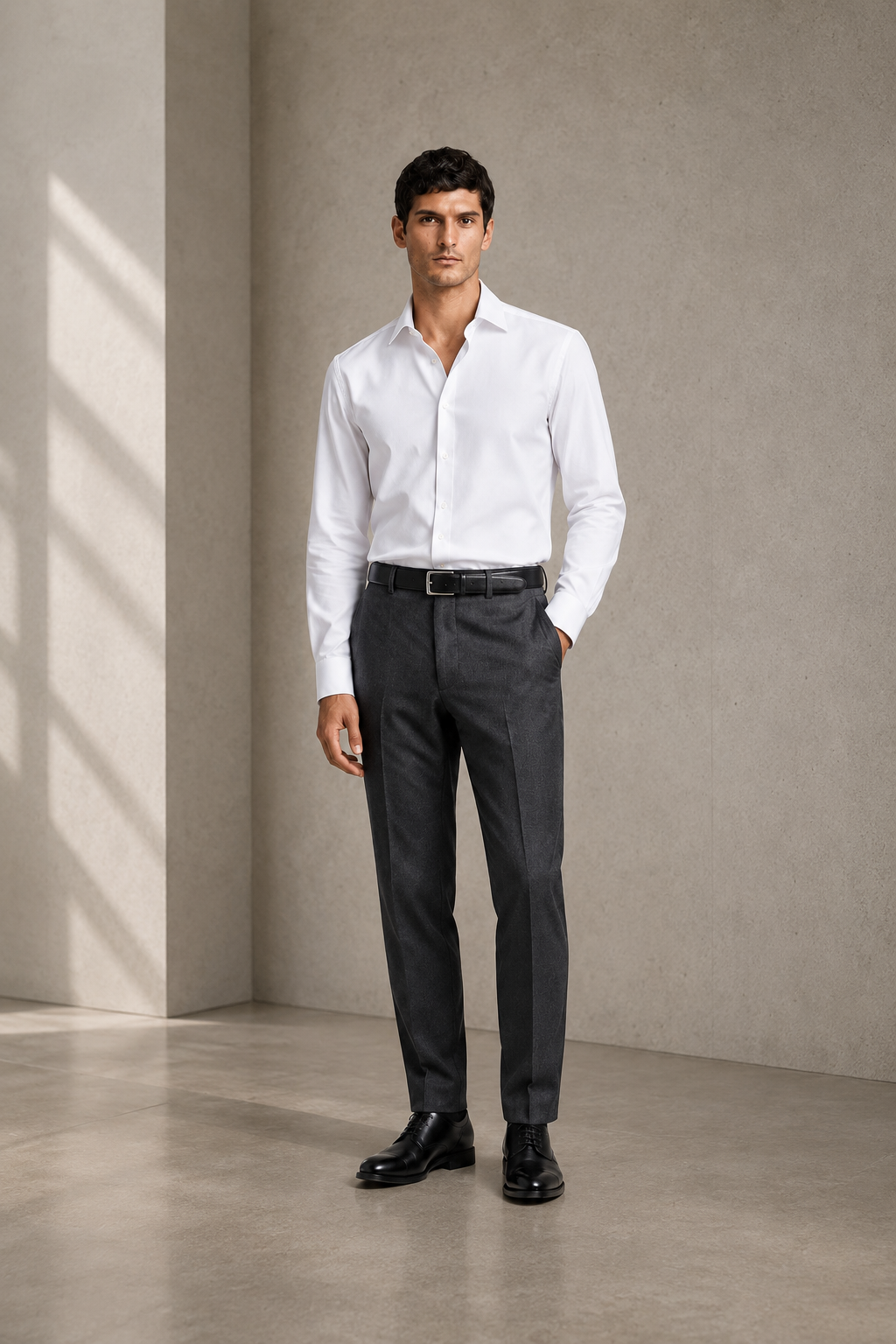 TELEMACO-WH Cotton Twill Shirt — PRE-ORDER — PZ121 TELEMACO