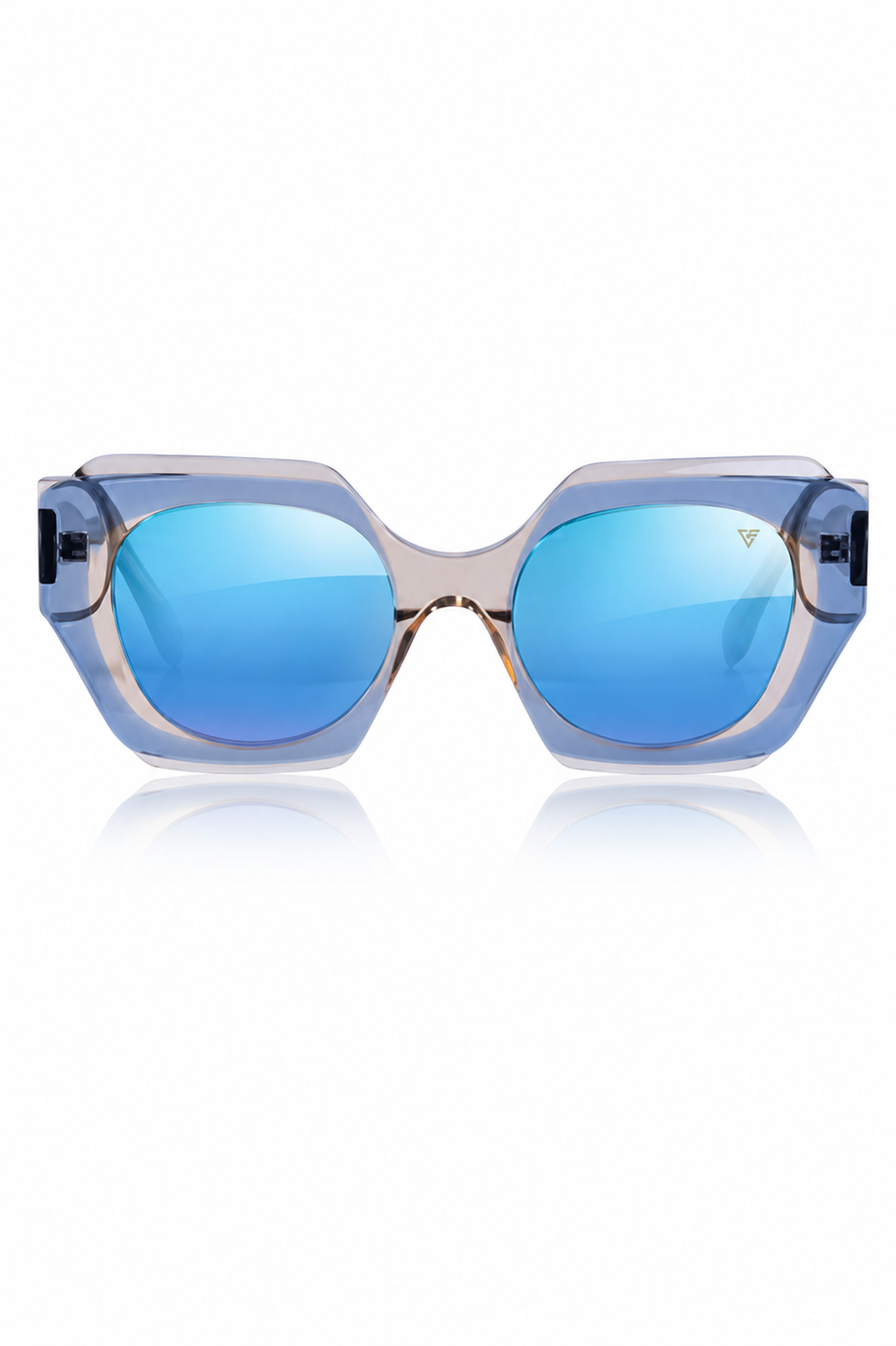 ECLIPSE BLUE ZEBRA Sunglasses – Outdoor – Women — PRE-ORDER — PZ124 ECLIPSE BLUE ZEBRA