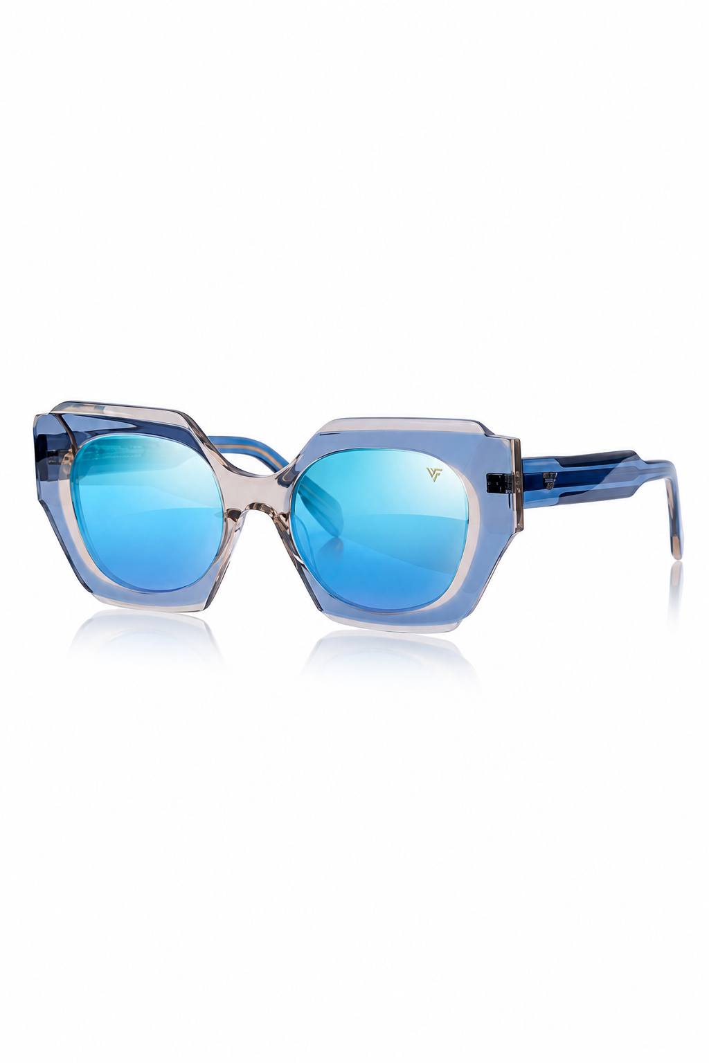 ECLIPSE BLUE ZEBRA Sunglasses – Outdoor – Women — PRE-ORDER — PZ124 ECLIPSE BLUE ZEBRA