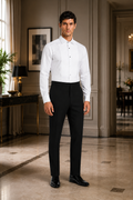 MIDA Pleated Tuxedo Shirt - PRE-ORDER - PZ080 MIDA