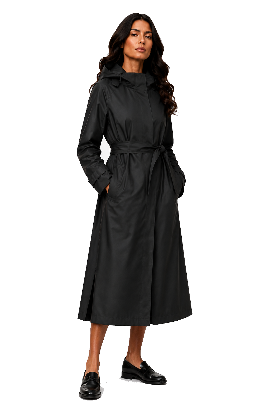FEDRA Waterproof Trench Coat with Hood - PRE-ORDER - PZ100 FEDRA