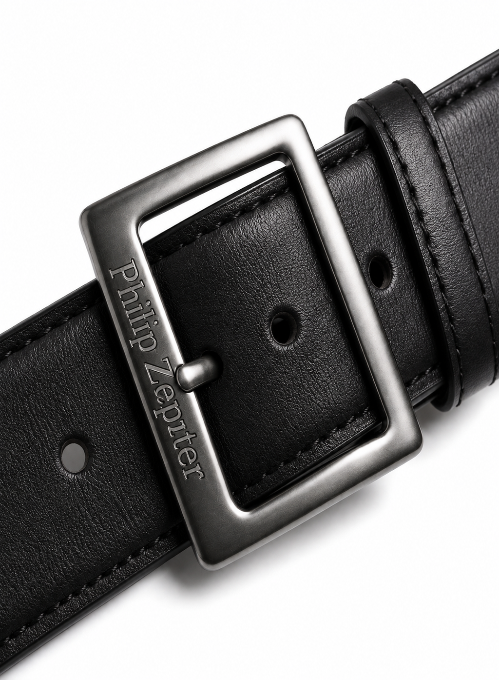 Leather Belt Texture-BK — PRE-ORDER — PZ084