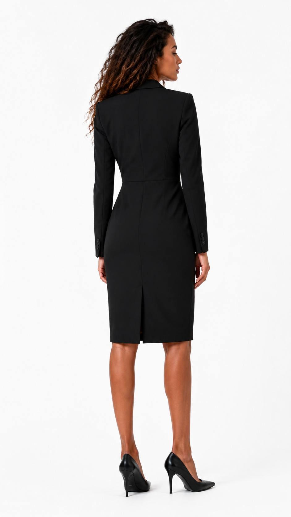 Mini Blazer Dress MEDEA-BK — PRE-ORDER — PZ092 MEDEA