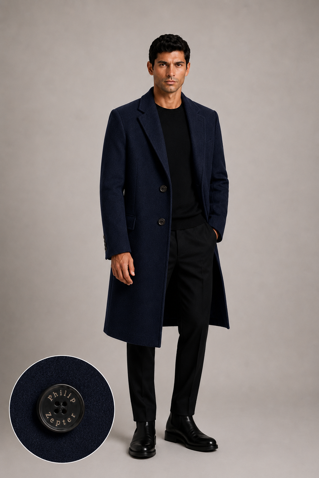 CRONOS-GY Wool Coat — PRE-ORDER — PZ063 CRONOS