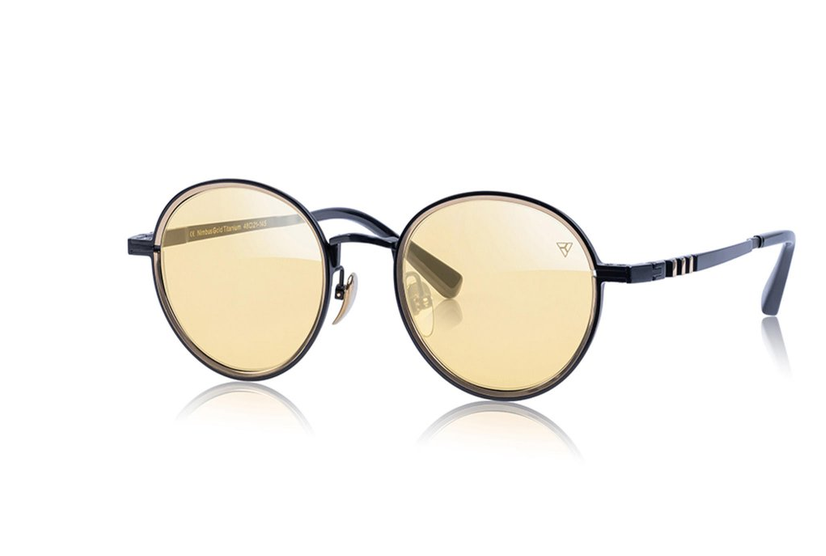 NIMBUS GOLD TITANIUM Sunglasses – Indoor – Unisex — PRE-ORDER — PZ125 NIMBUS GOLD TITANIUM