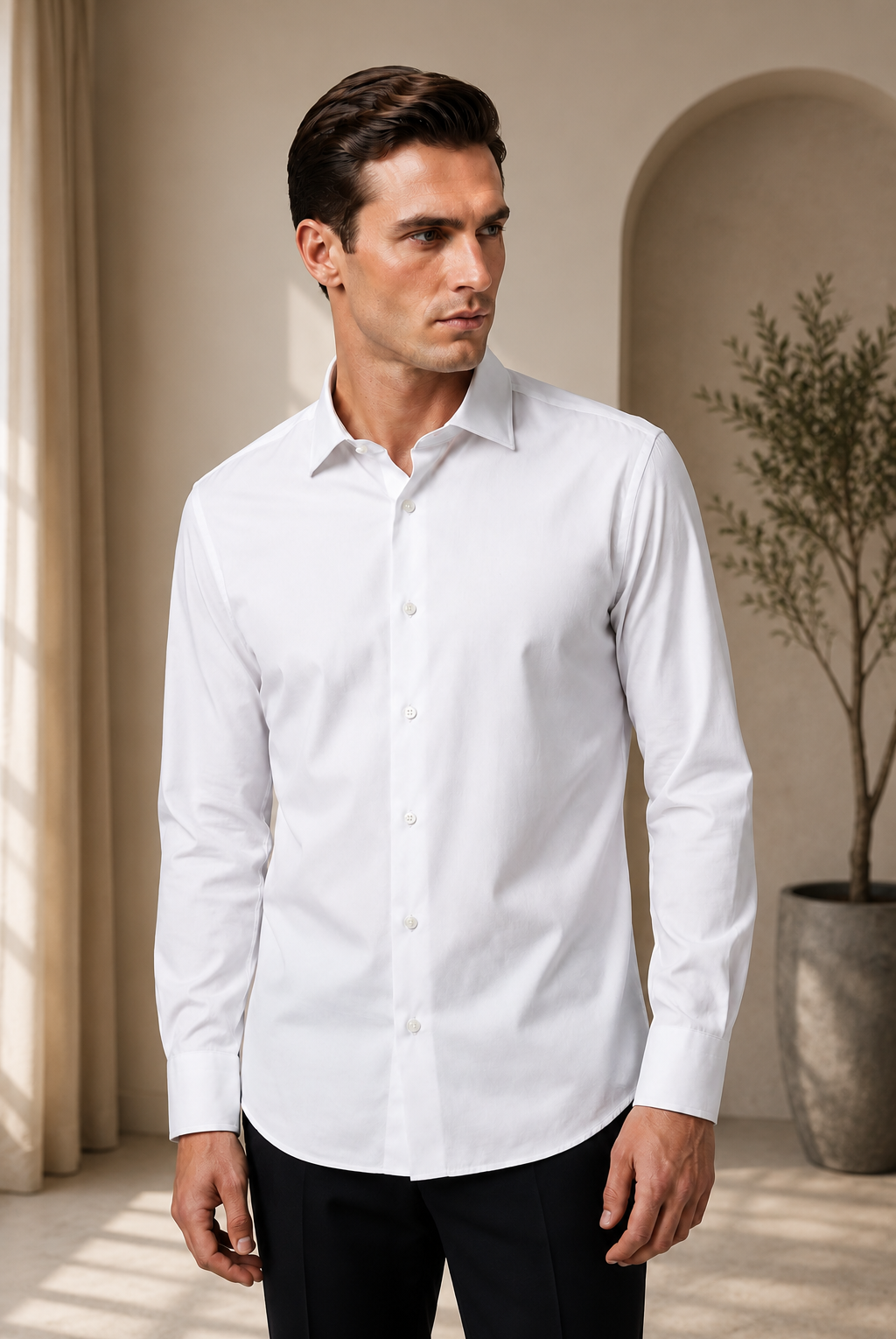 AURORA Cotton Poplin Shirt — PRE-ORDER — PZ010 AURORA