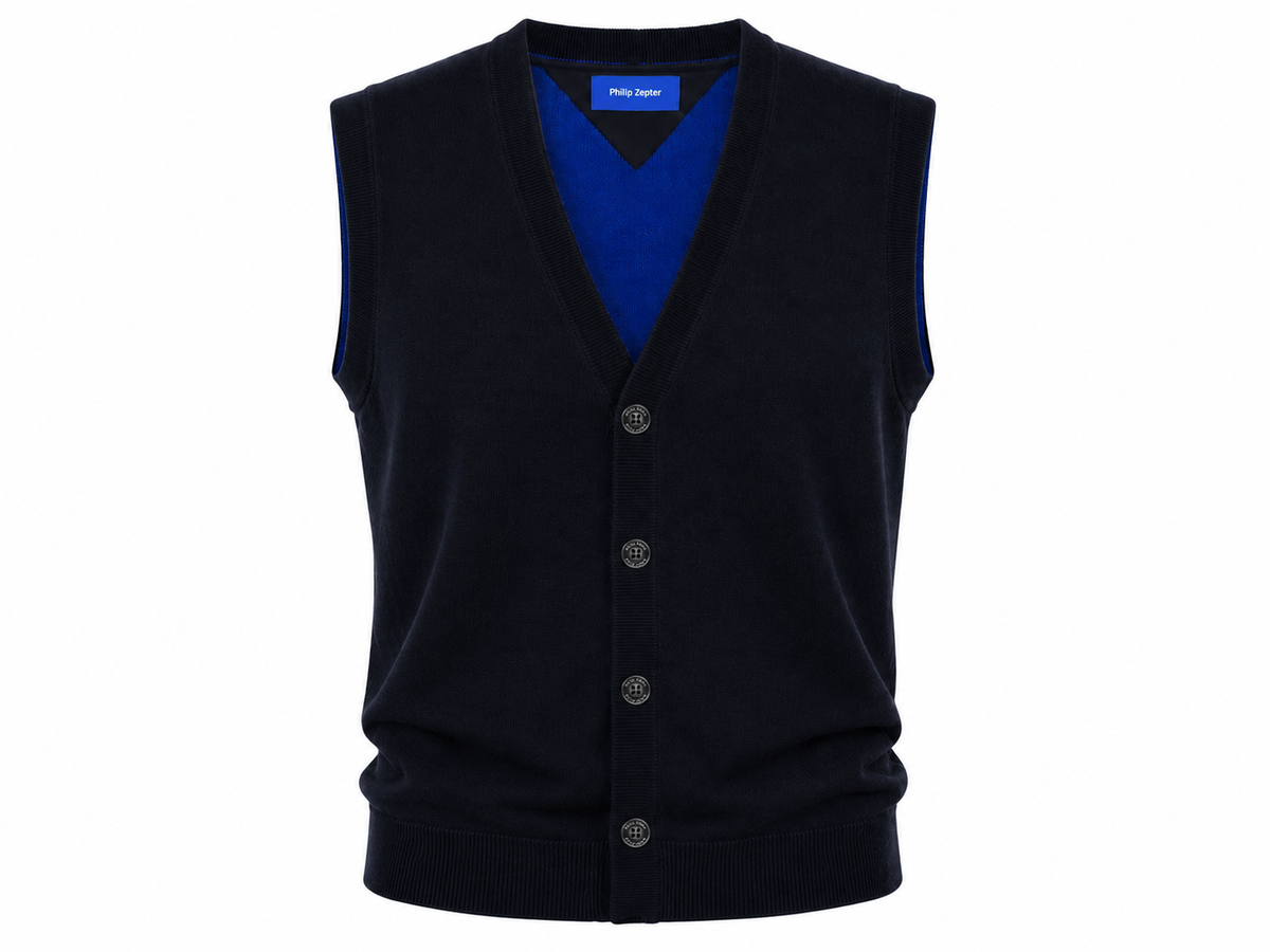 AXIS Two-Tone Pure Wool Vest — PRE-ORDER — PZ015 AXIS
