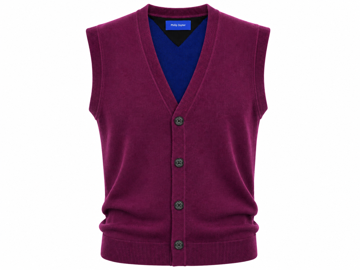 AXIS Two-Tone Pure Wool Vest — PRE-ORDER — PZ015 AXIS