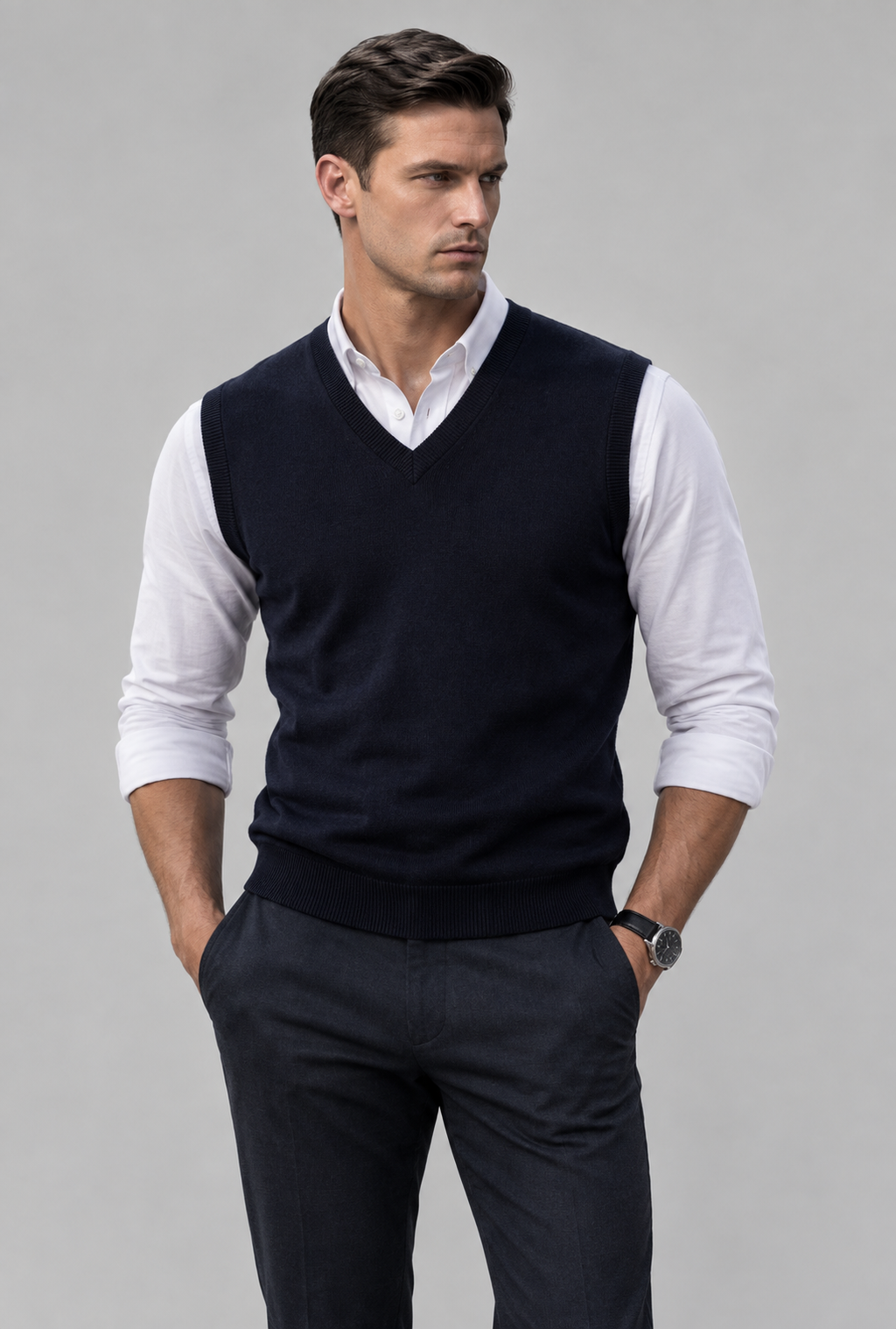 ATLANTE Pure Cashmere Vest — PRE-ORDER — PZ018 ATLANTE
