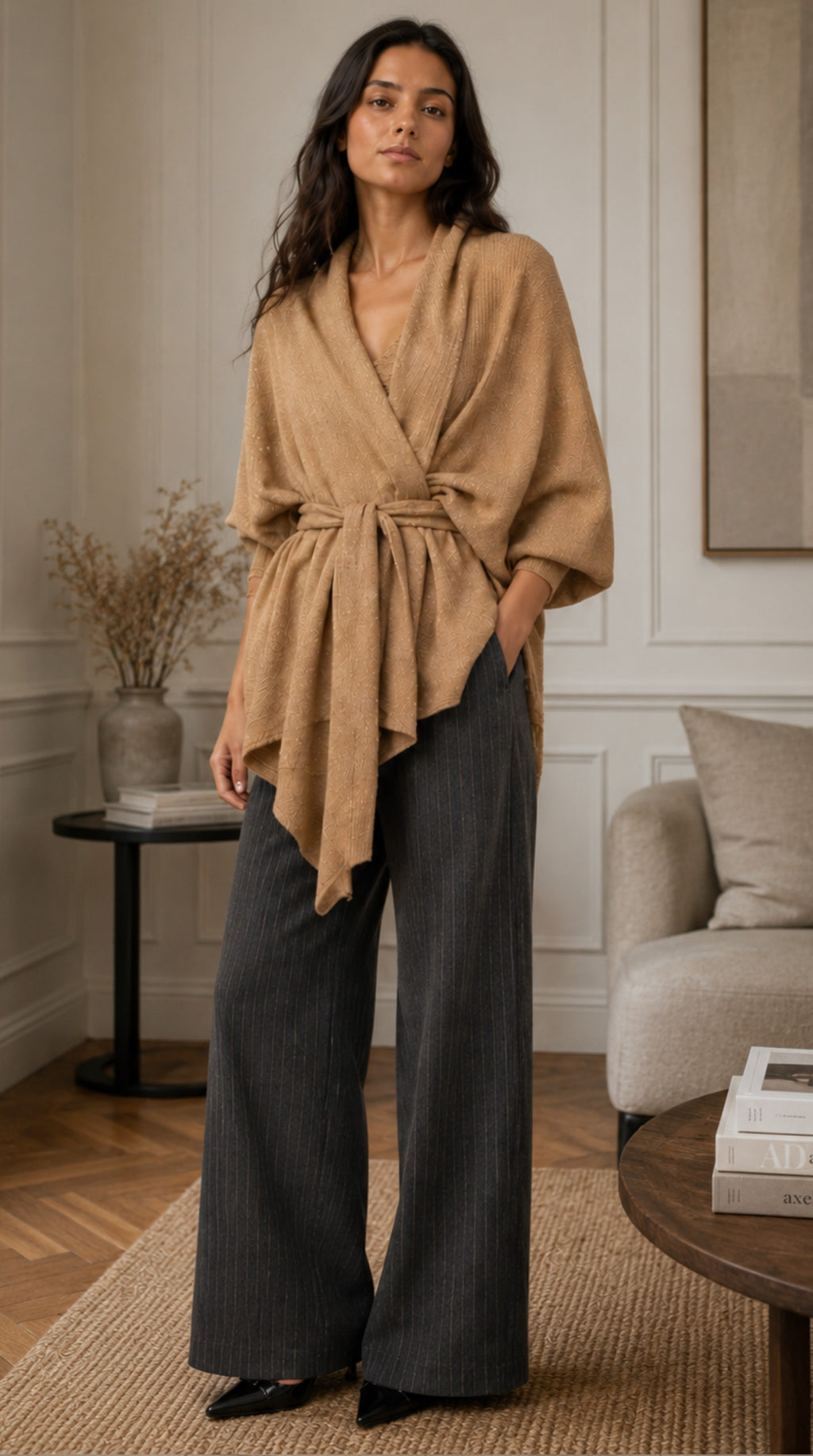 Sciarpa in Maglia Rasata SELENE — PRE-ORDER — PZ022 SELENE