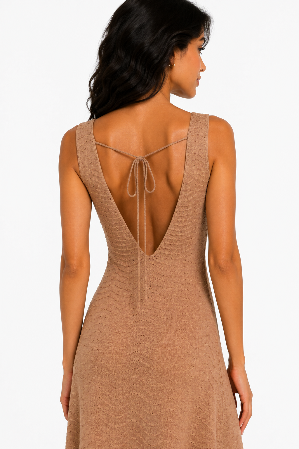 Abito Lungo Onde in Cashmere e Lamé ADELIA — PRE-ORDER — PZ037 ADELIA