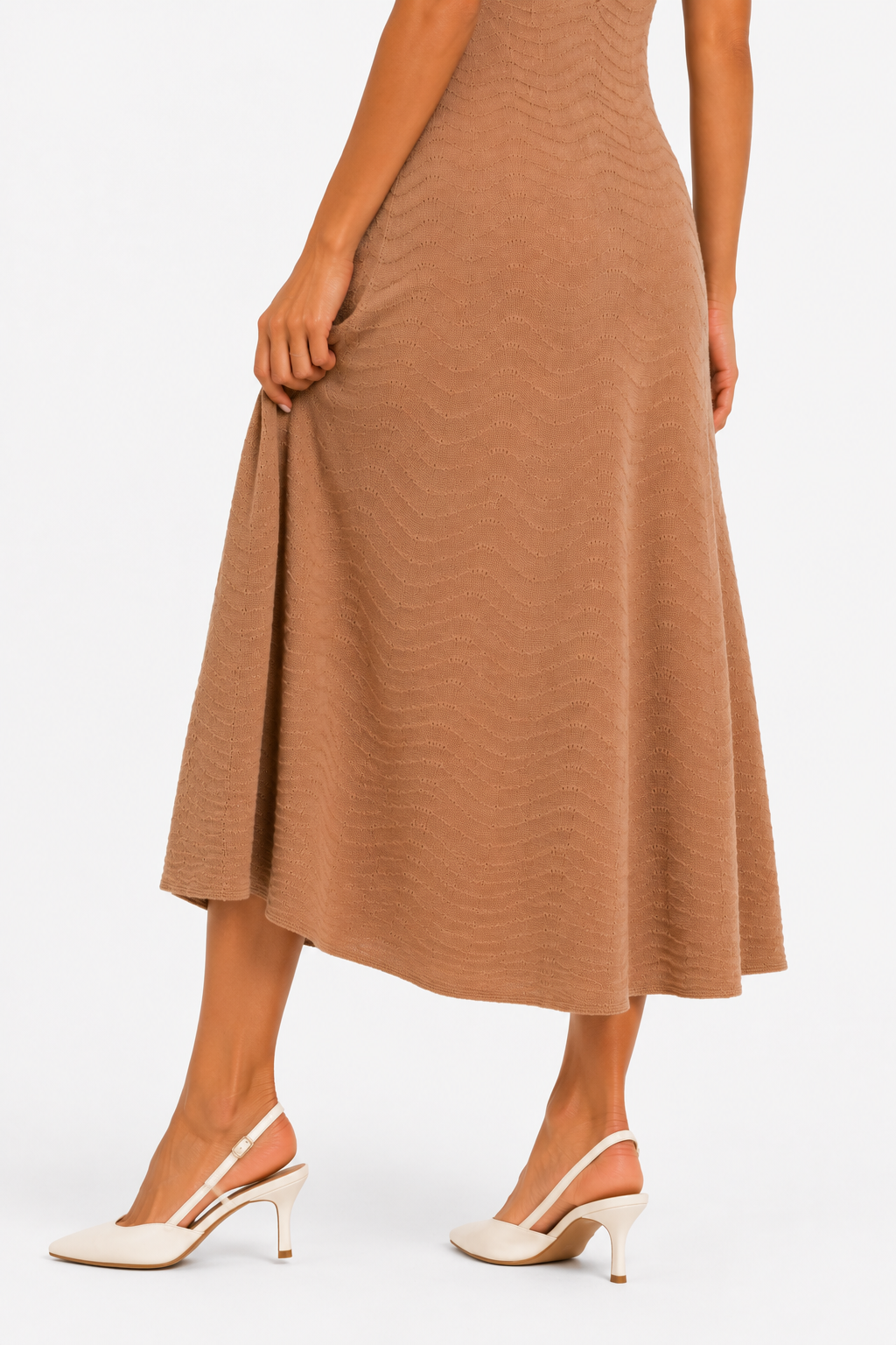 Abito Lungo Onde in Cashmere e Lamé ADELIA — PRE-ORDER — PZ037 ADELIA