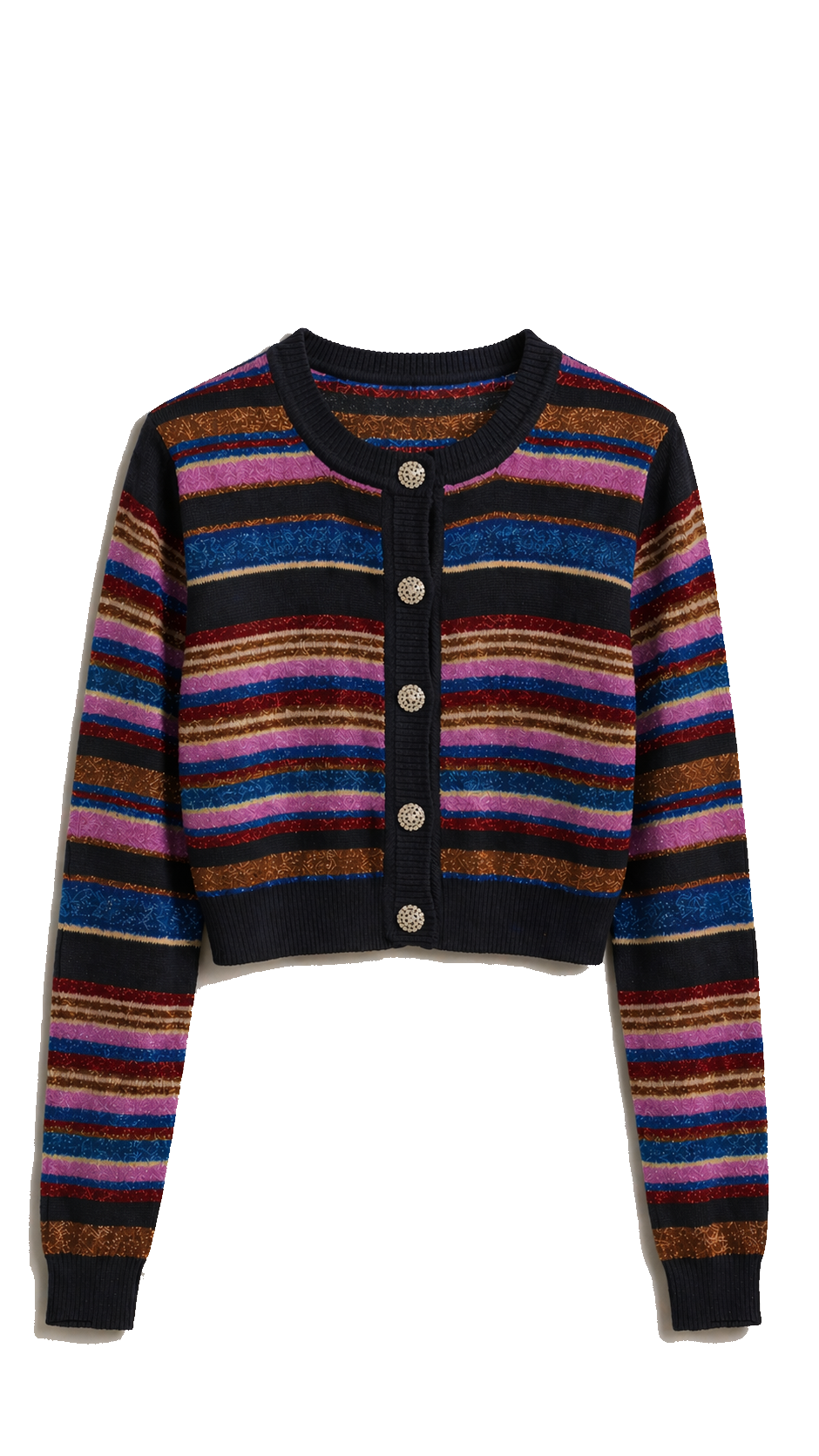 Cardigan Cropped Multicolor ALCYONE — PRE-ORDER — PZ042 ALCYONE