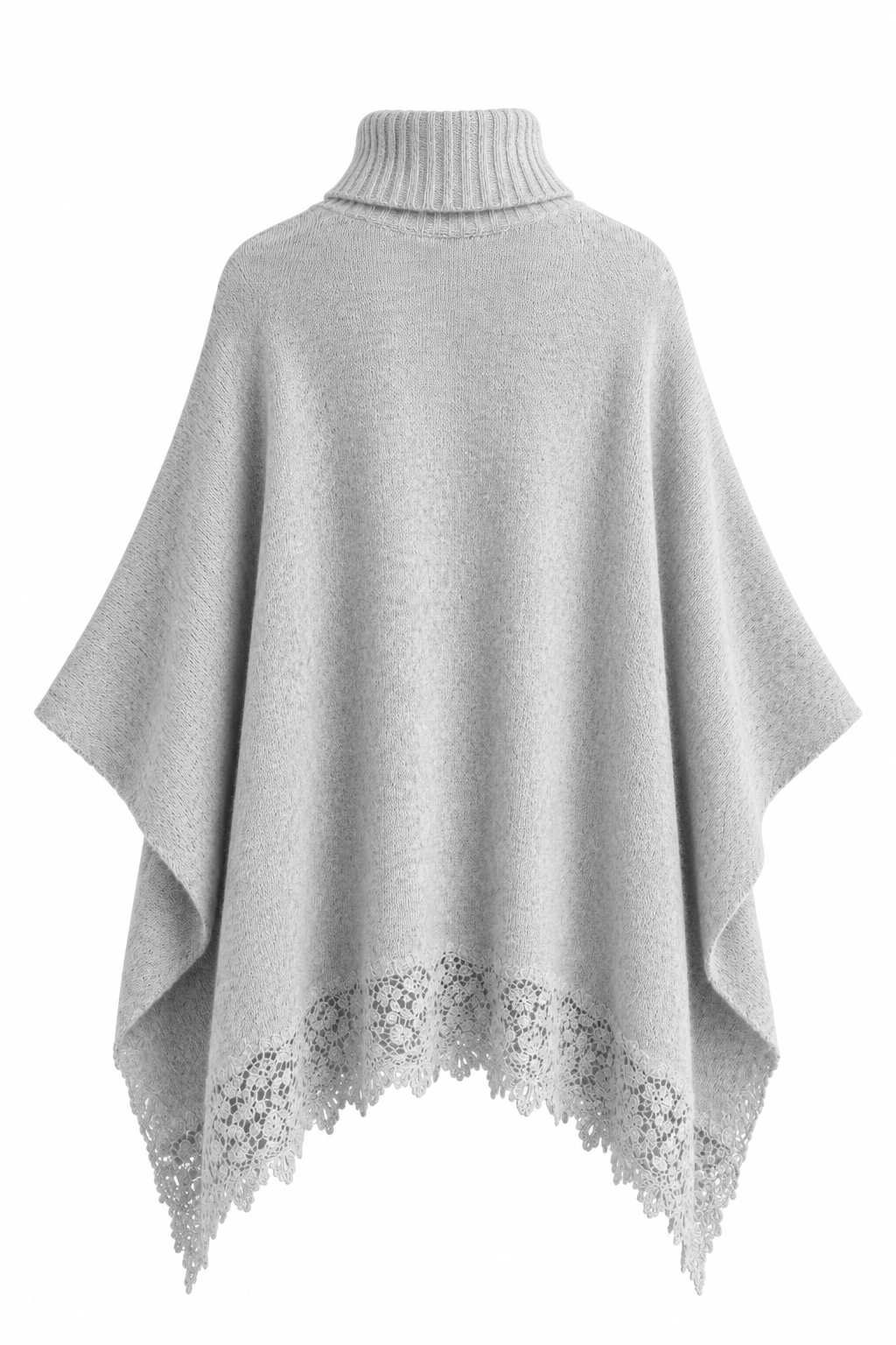 Mantella Grigia con Pizzo LUCILLA — PRE-ORDER — PZ045 LUCILLA