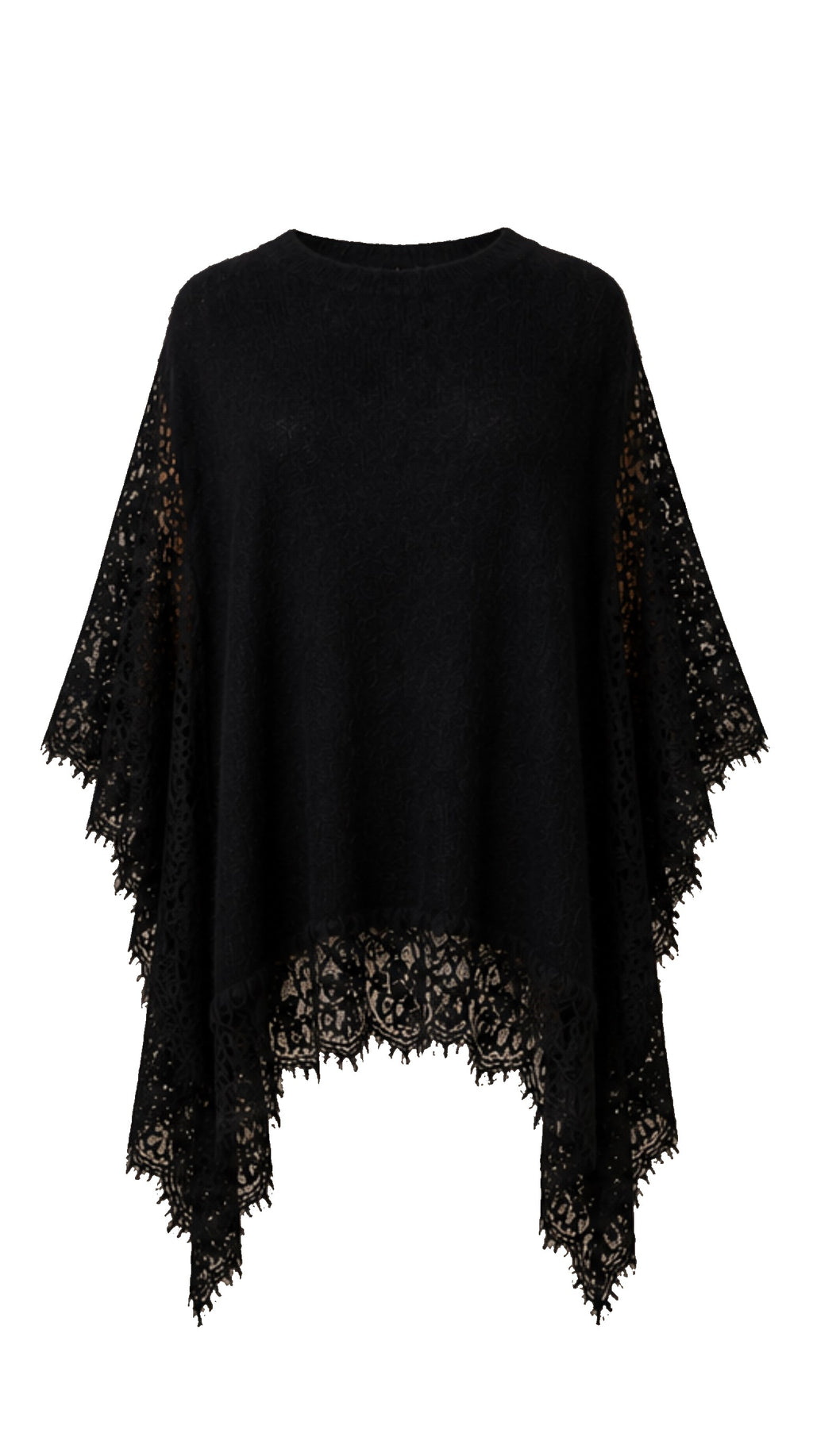 Maxi Baby Alpaca Vest with IRIS Lace — PRE-ORDER — PZ052 IRIS