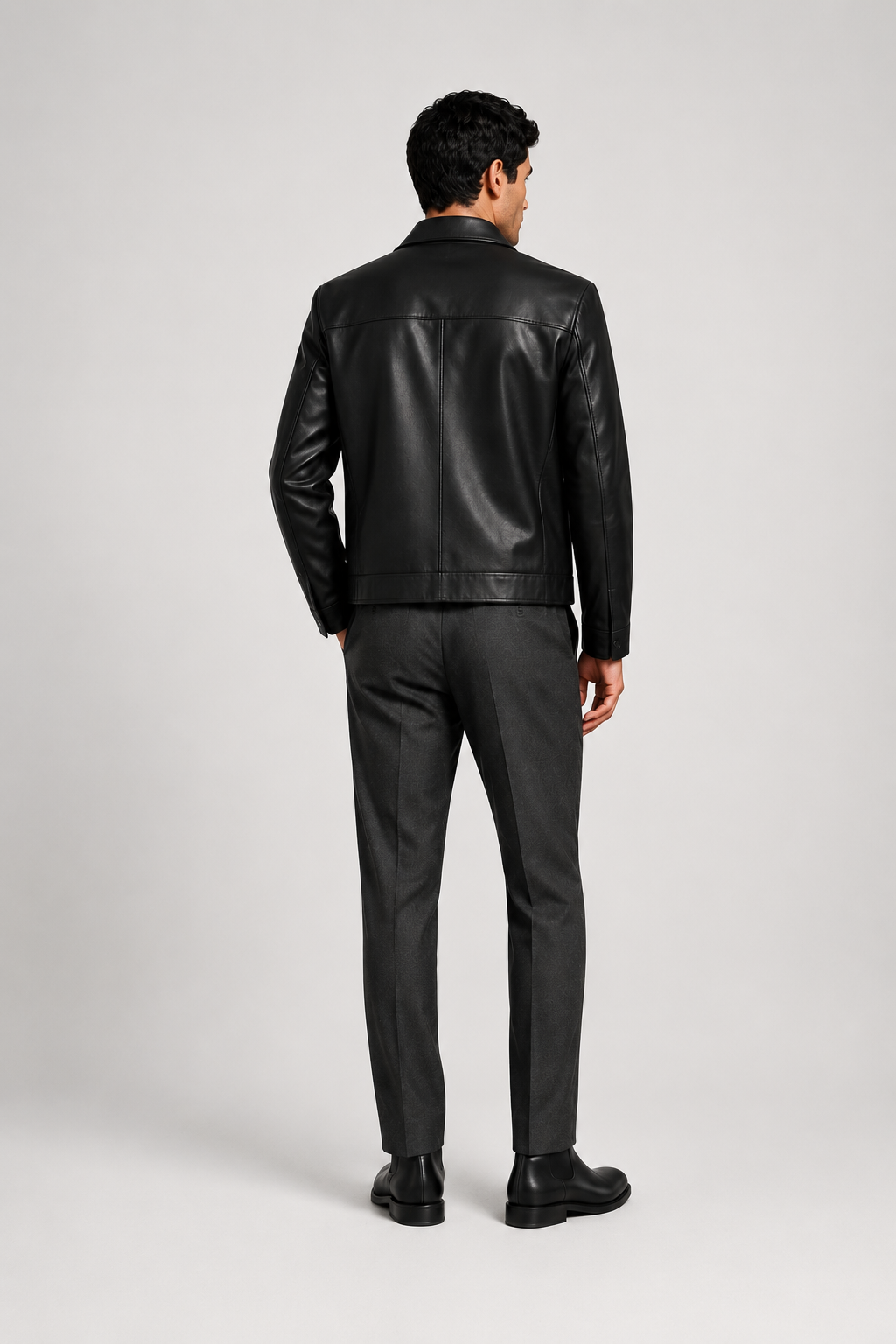 Giacca in Pelle EREBO-BK — PRE-ORDER — PZ062 EREBO
