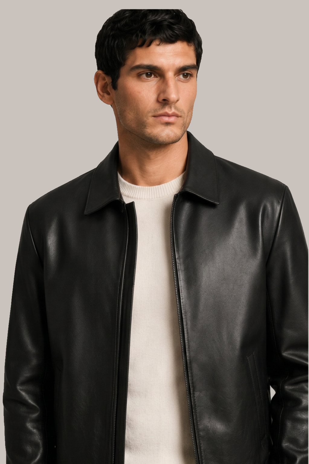 EREBO-BK Leather Jacket — PRE-ORDER — PZ062 EREBO