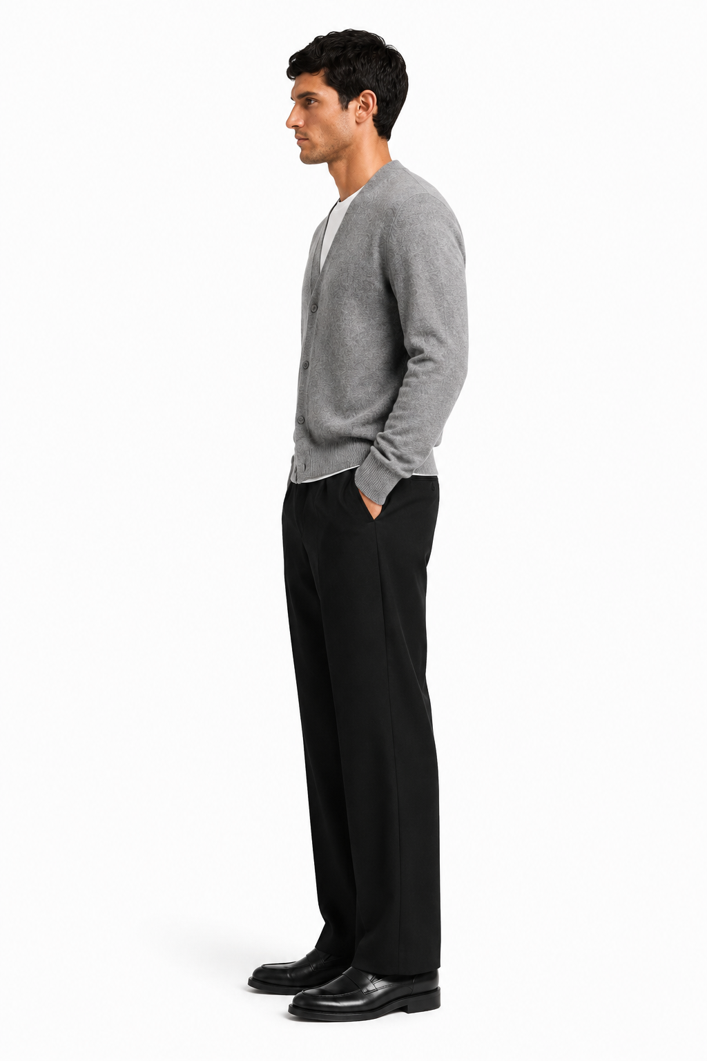 Cardigan IPERIONE-GY — PRE-ORDER — PZ067 IPERIONE