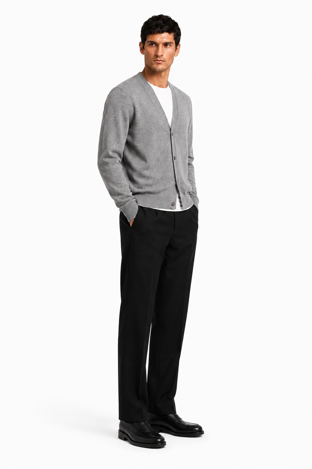 Cardigan IPERIONE-GY — PRE-ORDER — PZ067 IPERIONE
