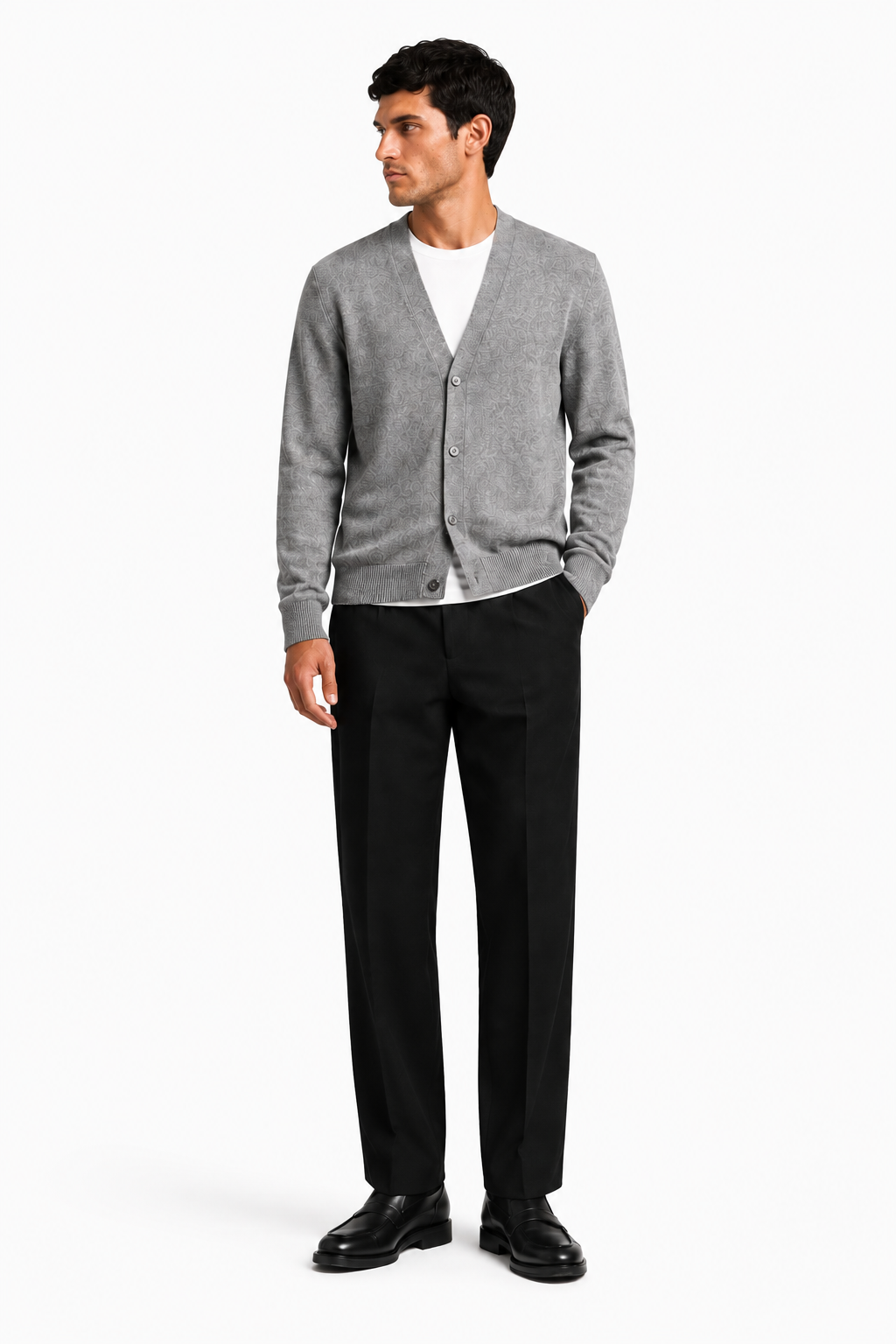 Cardigan IPERIONE-GY — PRE-ORDER — PZ067 IPERIONE