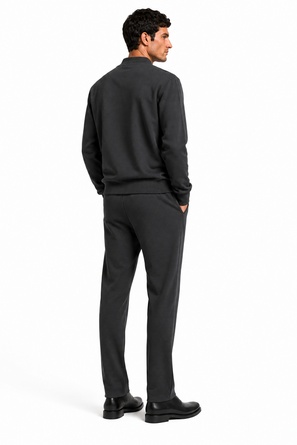 Completo Giacca con Zip TITONE-BK — PRE-ORDER — PZ075 TITONE