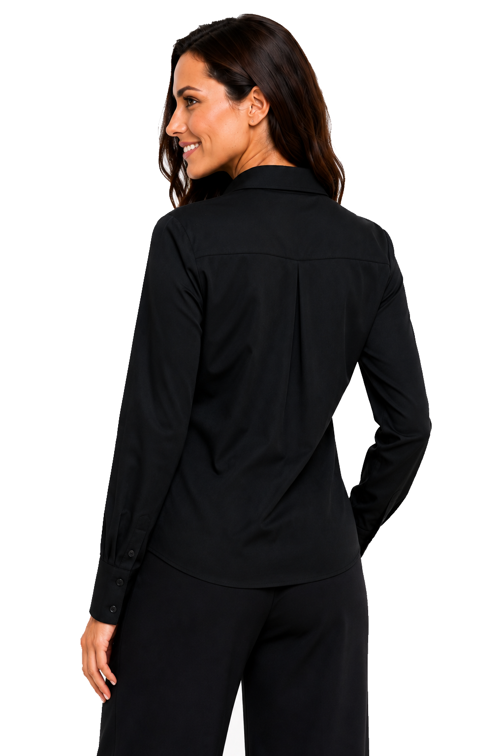 Blusa in Raso PERSEFONE-BK — PRE-ORDER — PZ107 PERSEFONE