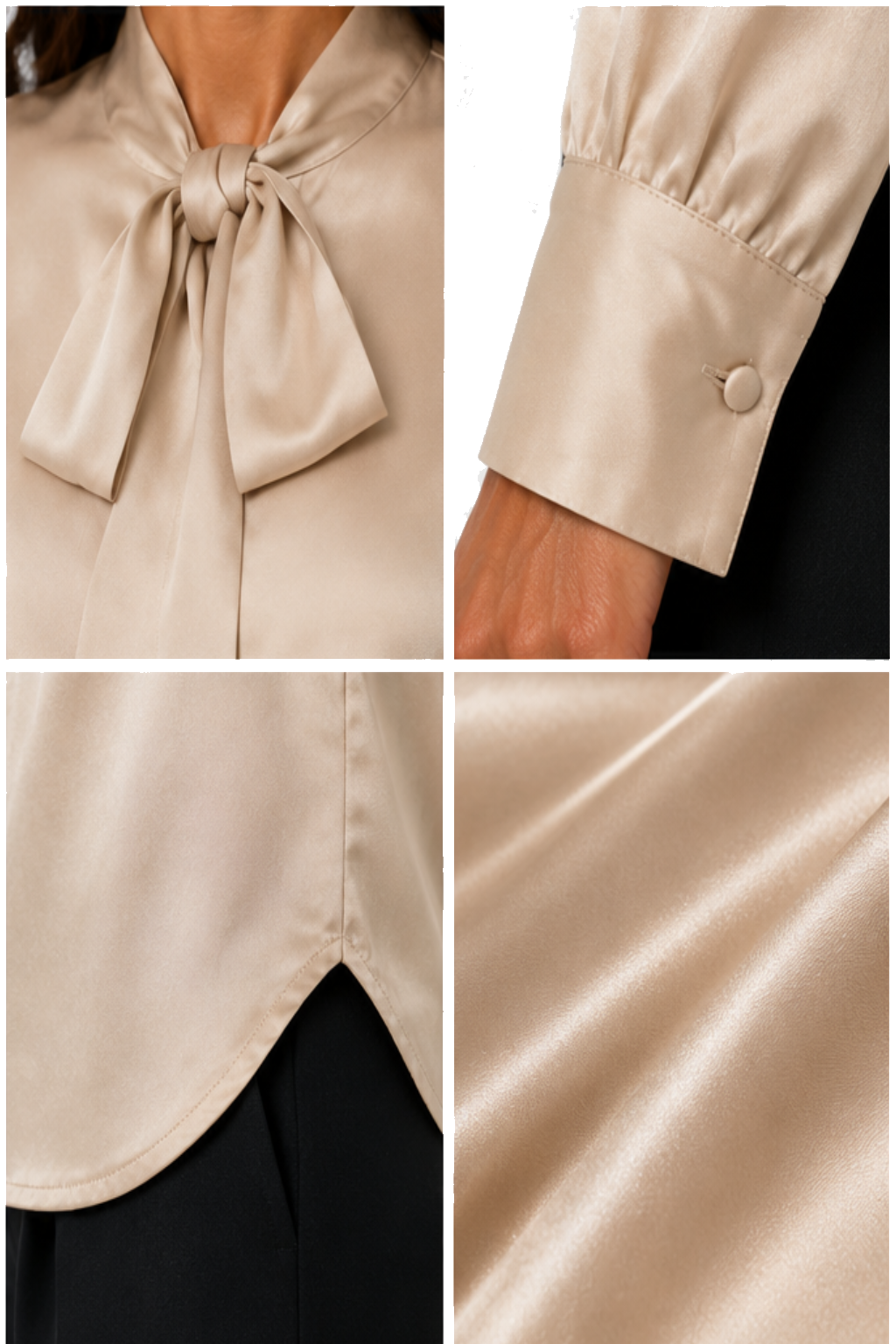 ILIA-CR Bow Blouse — PRE-ORDER — PZ108 ILIA