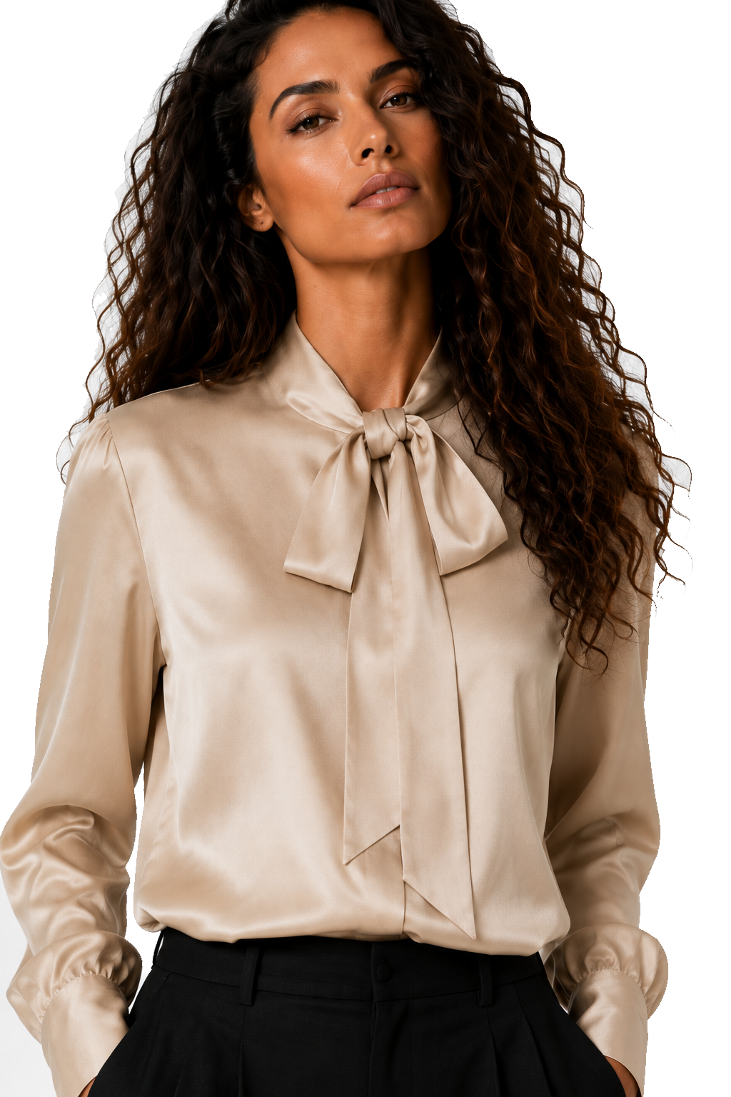 ILIA-CR Bow Blouse — PRE-ORDER — PZ108 ILIA