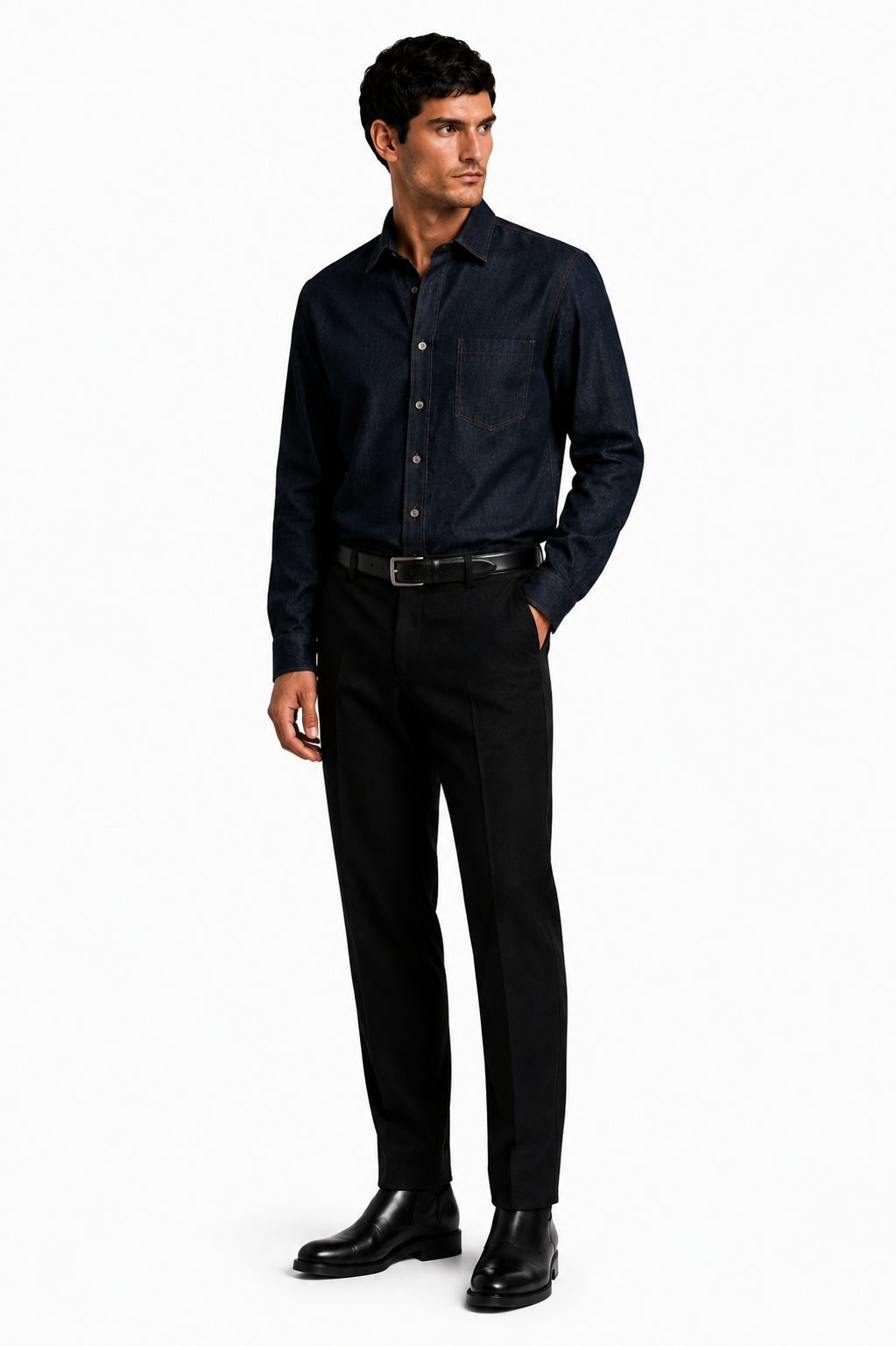 Camicia in Denim ETTORE-IN — PRE-ORDER — PZ120 ETTORE