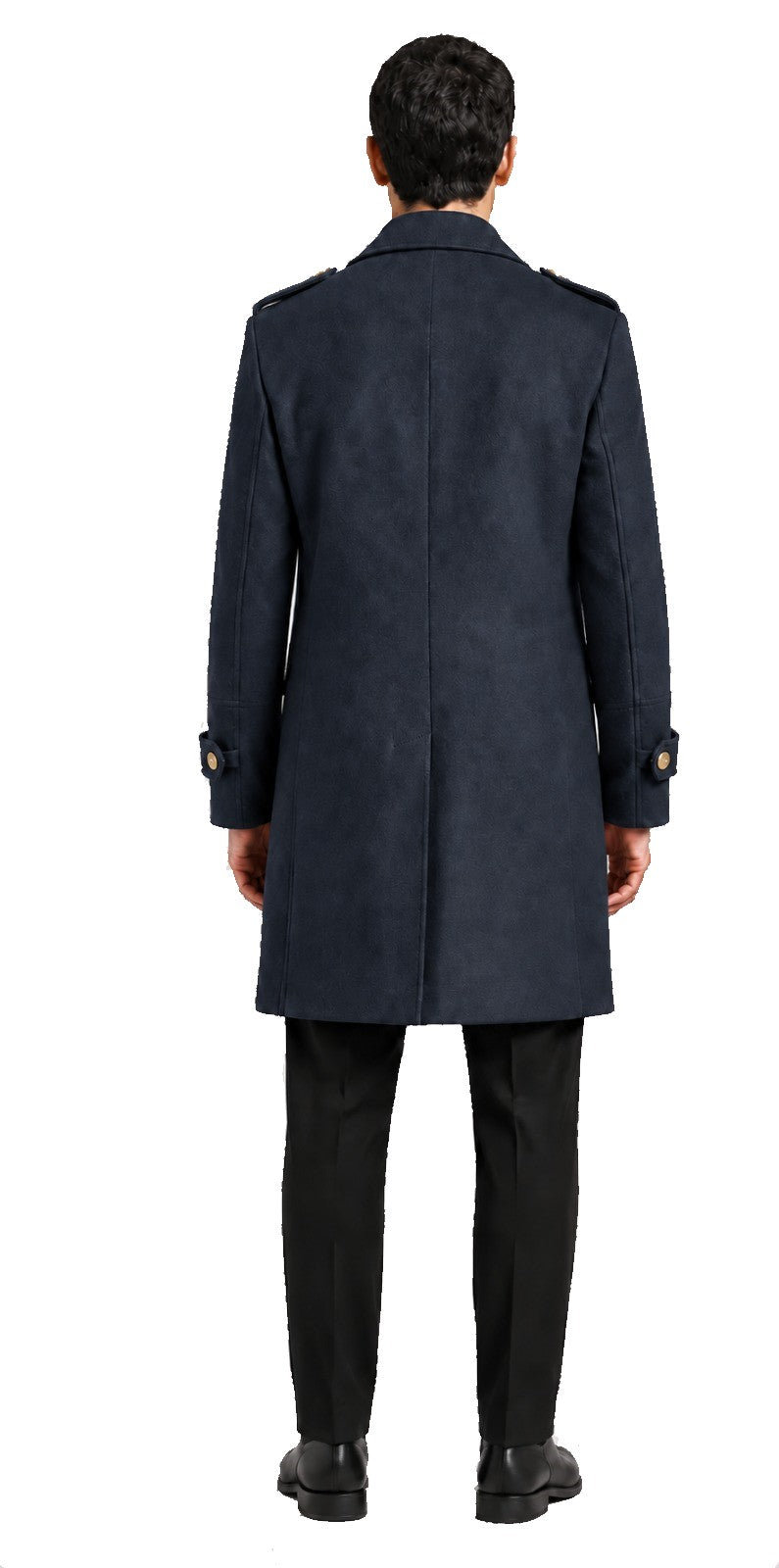 TITAN Gold Button Coat — PRE-ORDER — PZ006 TITAN