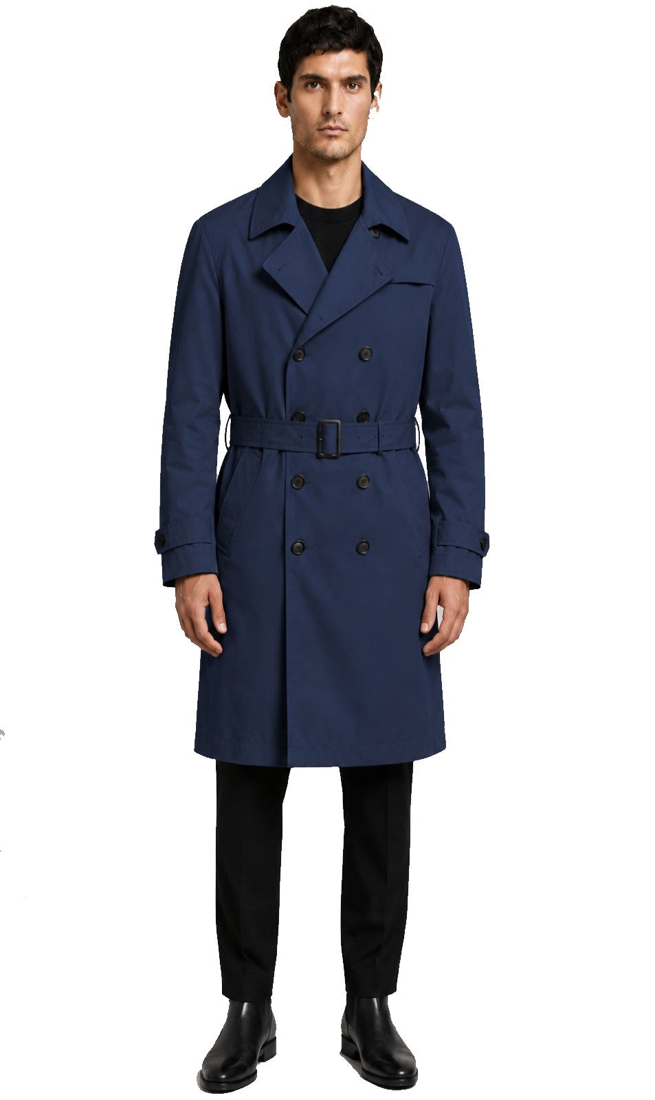 HELIOS Cotton and Lyocell Tailored Trench Coat — PRE-ORDER — PZ007 HELIO