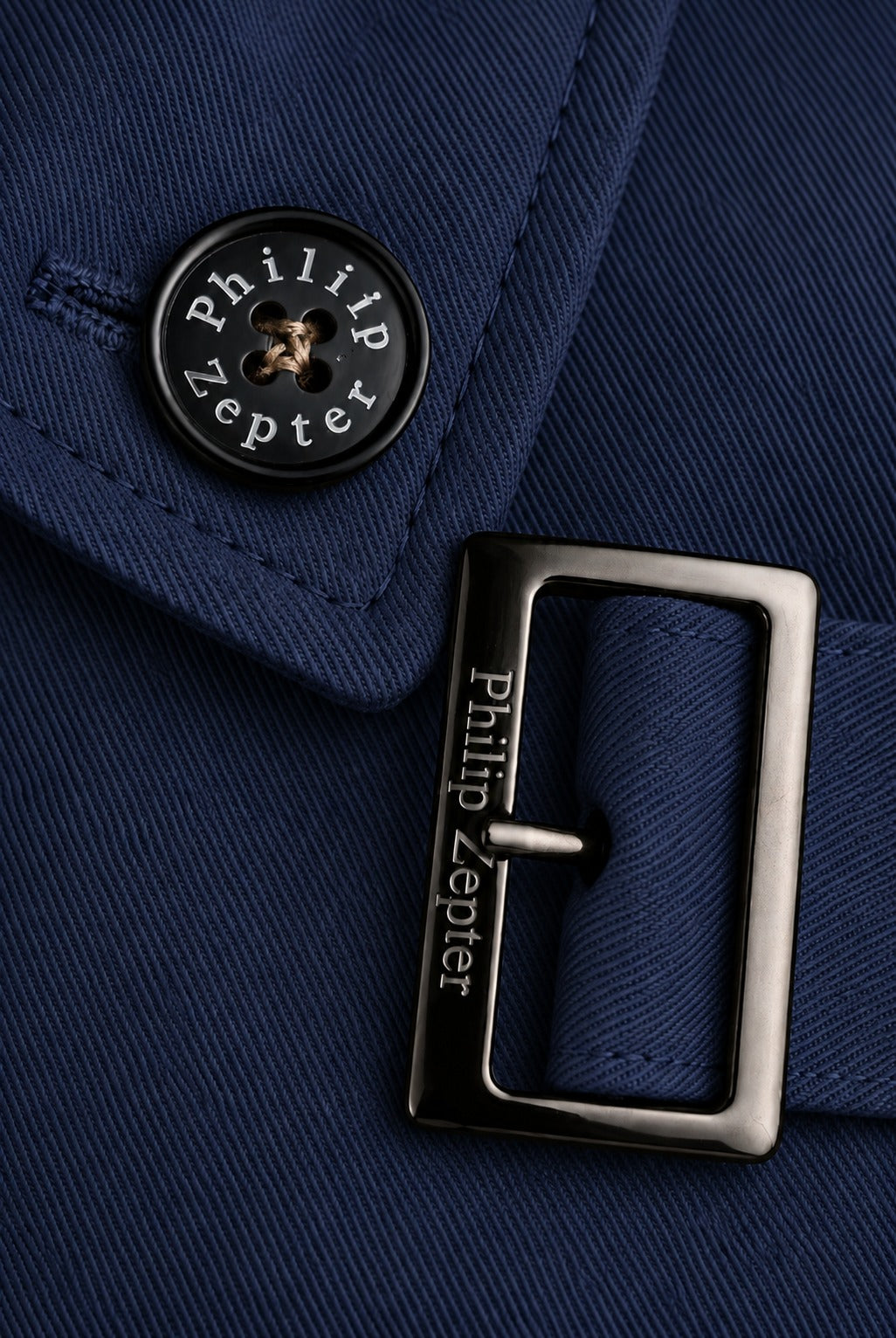 HELIOS Cotton and Lyocell Tailored Trench Coat — PRE-ORDER — PZ007 HELIO