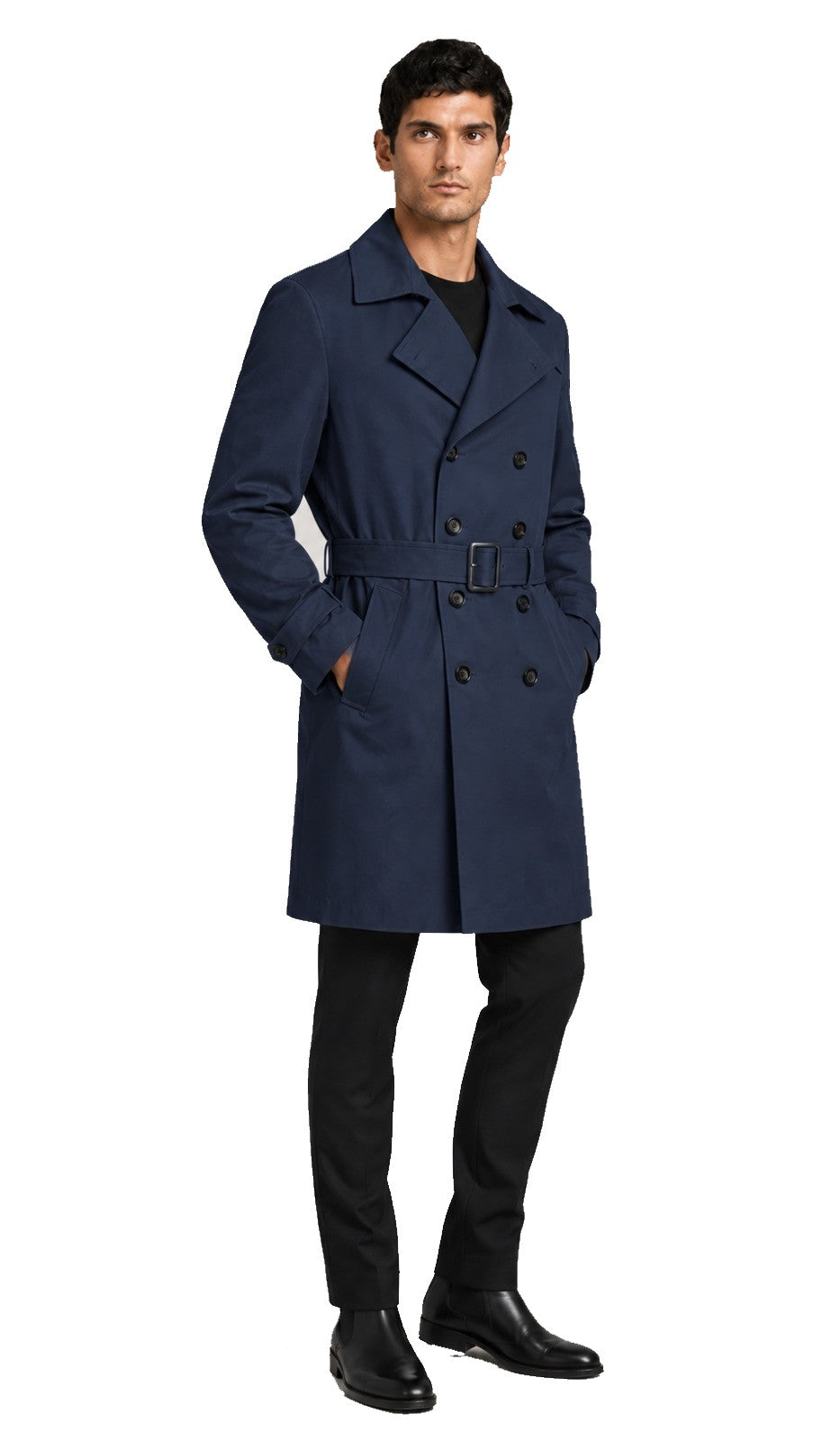 HELIOS Cotton and Lyocell Tailored Trench Coat — PRE-ORDER — PZ007 HELIO