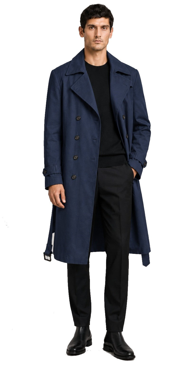 HELIOS Cotton and Lyocell Tailored Trench Coat — PRE-ORDER — PZ007 HELIO