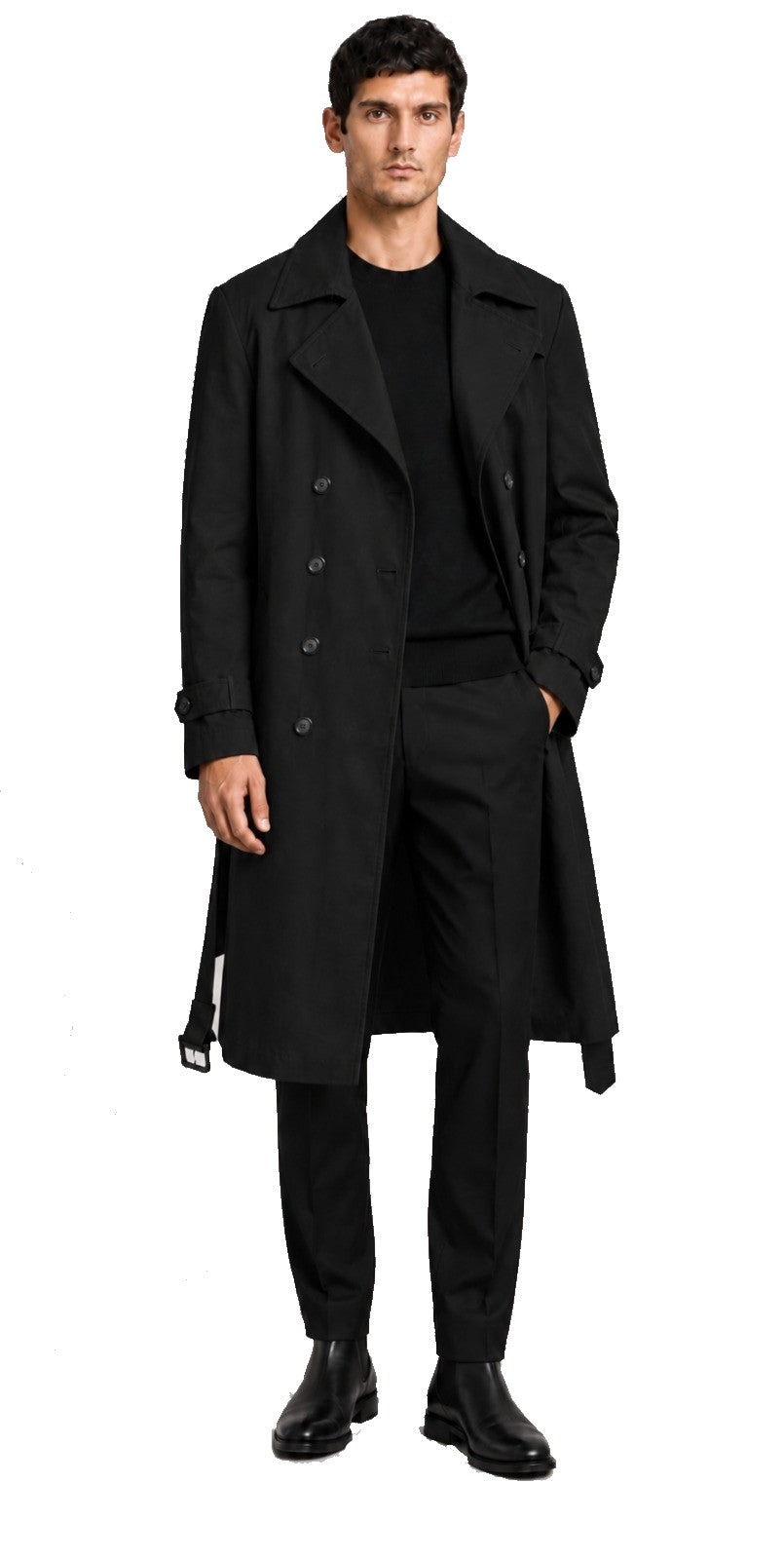 HELIOS Cotton and Lyocell Tailored Trench Coat — PRE-ORDER — PZ007 HELIO