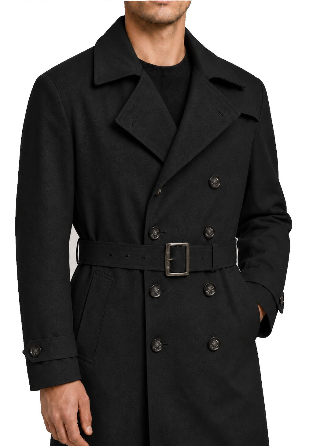 HELIOS Cotton and Lyocell Tailored Trench Coat — PRE-ORDER — PZ007 HELIO