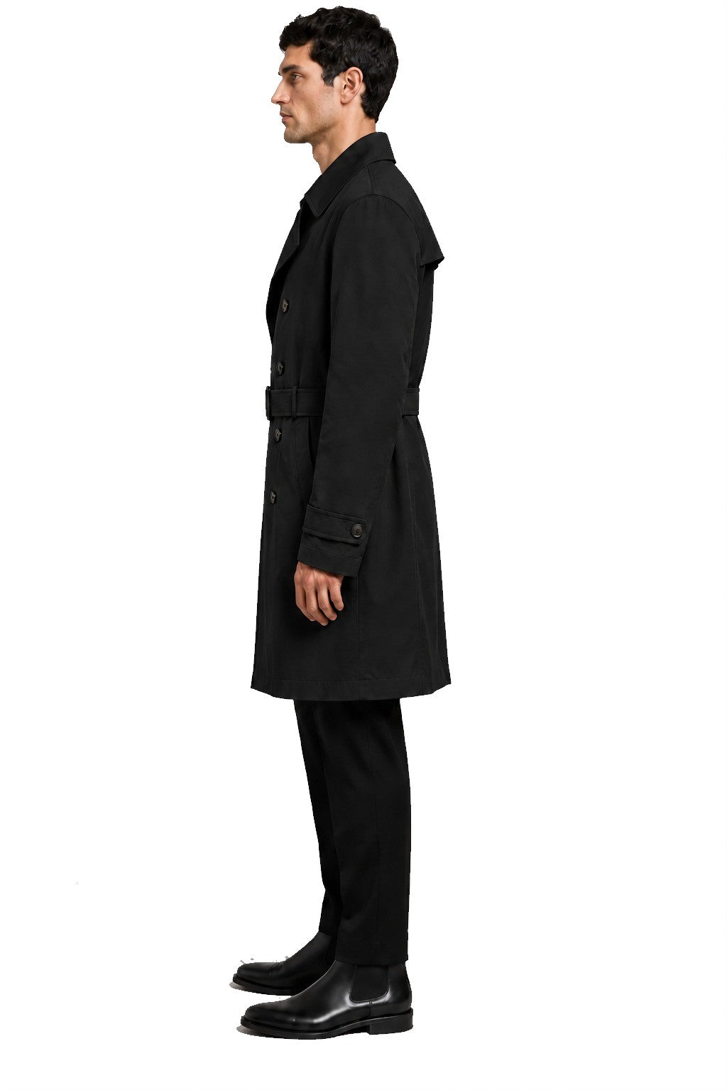 HELIOS Cotton and Lyocell Tailored Trench Coat — PRE-ORDER — PZ007 HELIO