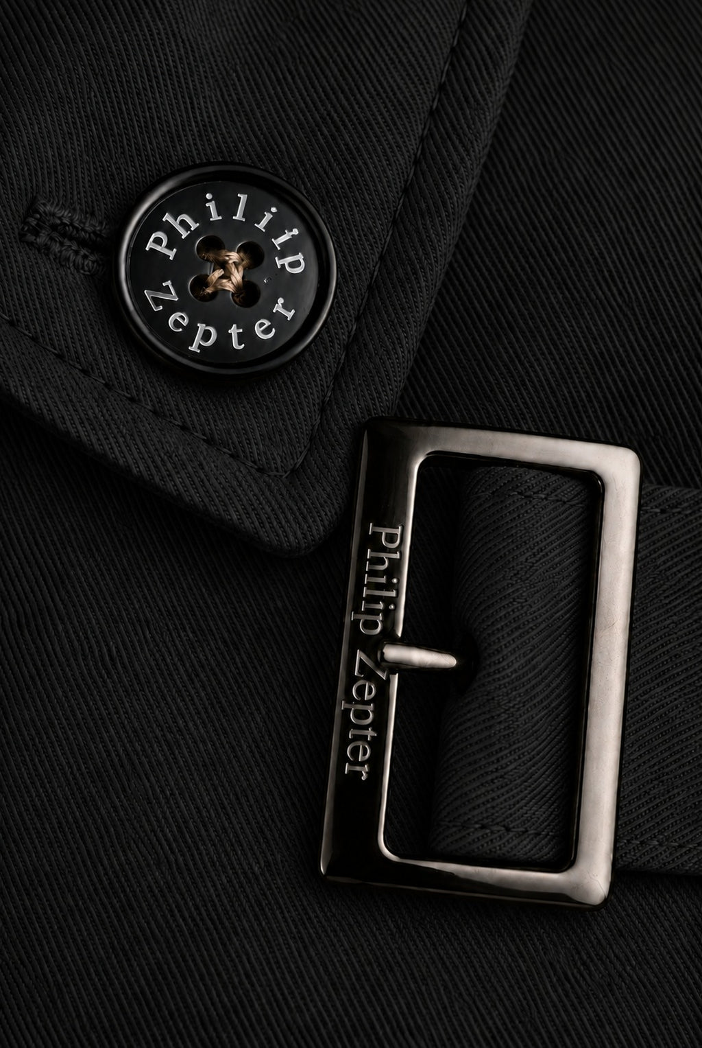 HELIOS Cotton and Lyocell Tailored Trench Coat — PRE-ORDER — PZ007 HELIO