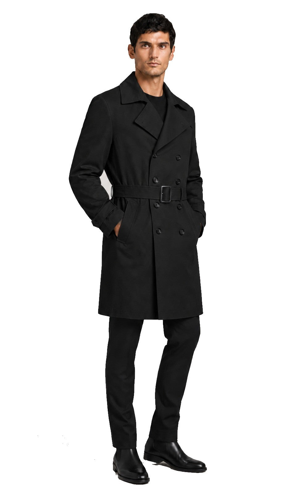 HELIOS Cotton and Lyocell Tailored Trench Coat — PRE-ORDER — PZ007 HELIO