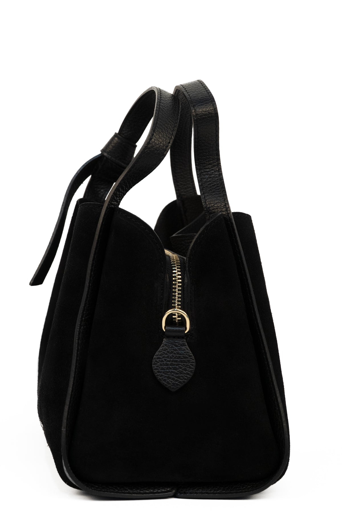 Borsa in Pelle Scamosciata Made in Italy con Tracolla – ZS-2507 – back view – ZEST by Philip Zepter