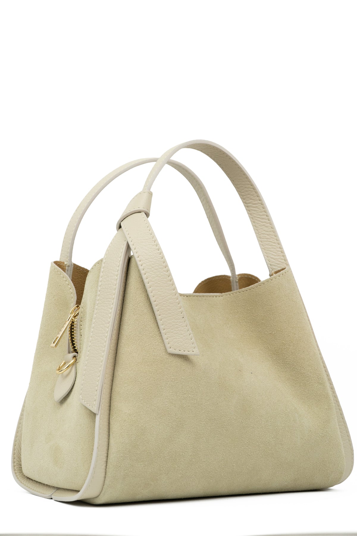 Borsa in Pelle Scamosciata Made in Italy con Tracolla – ZS-2507 – lifestyle view – ZEST by Philip Zepter