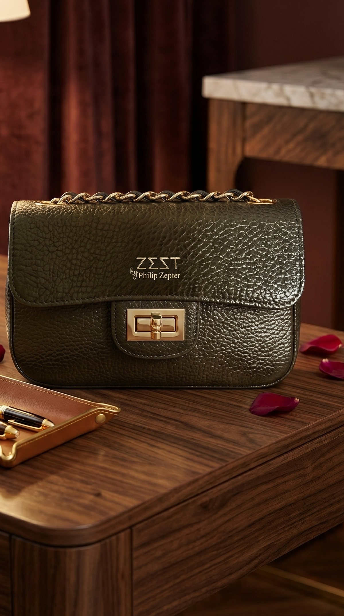 Borsa a Spalla con Pattina – ZS-2509
