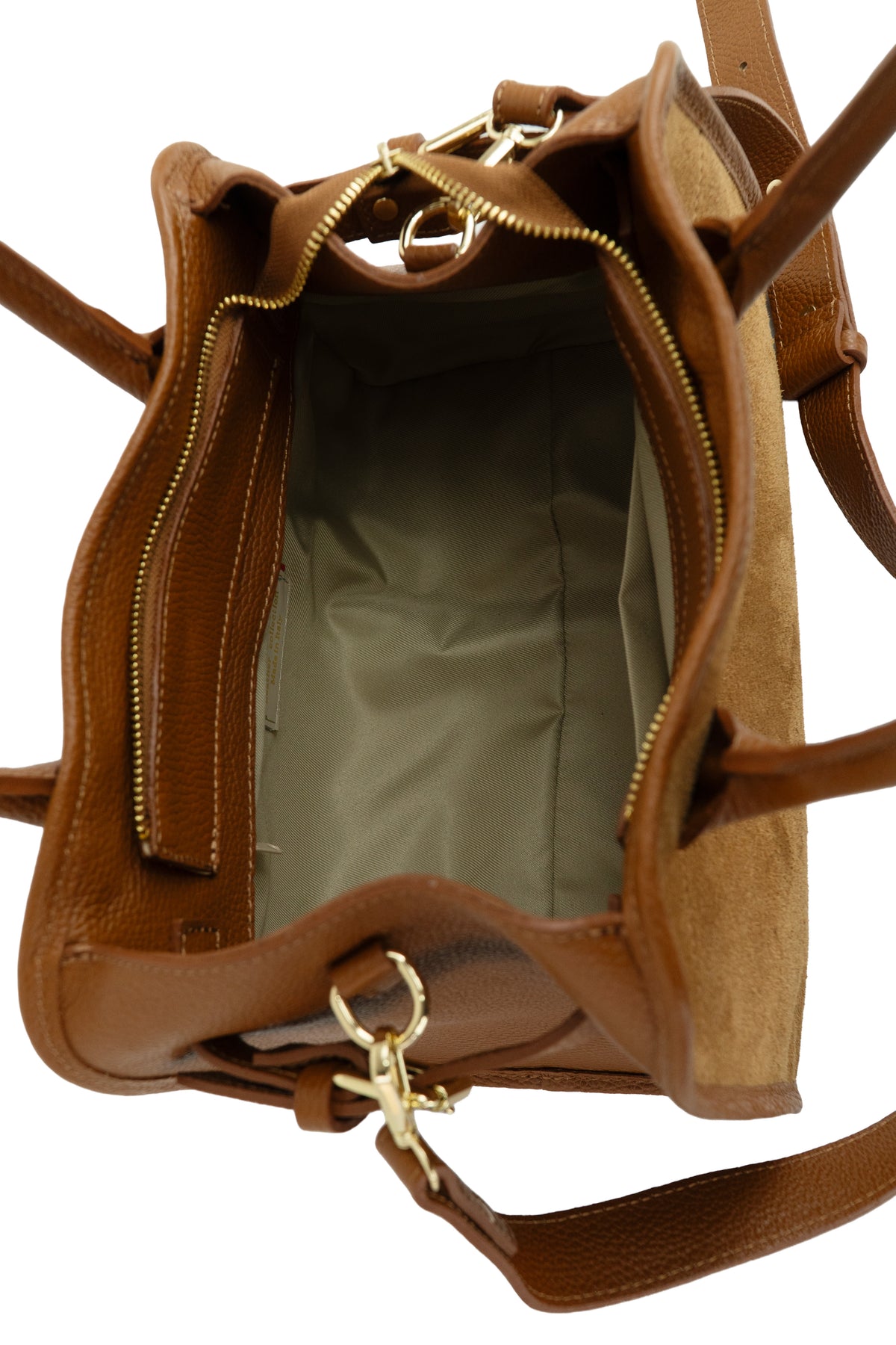 Bowling Bag in Pelle e Camoscio – ZS-2511